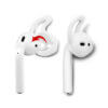 Apple airpods earbuds silikontoppar tips krokar silikon ear hooks oronkrokar vit 3