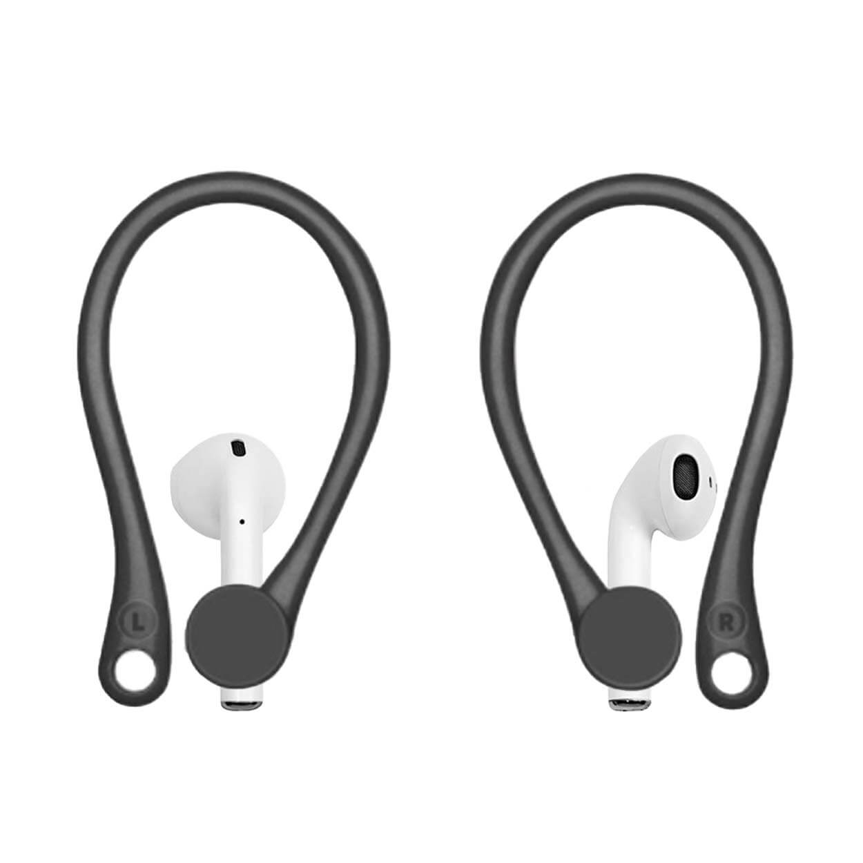 AirPods Krokar - Silikon Earhooks - Svart