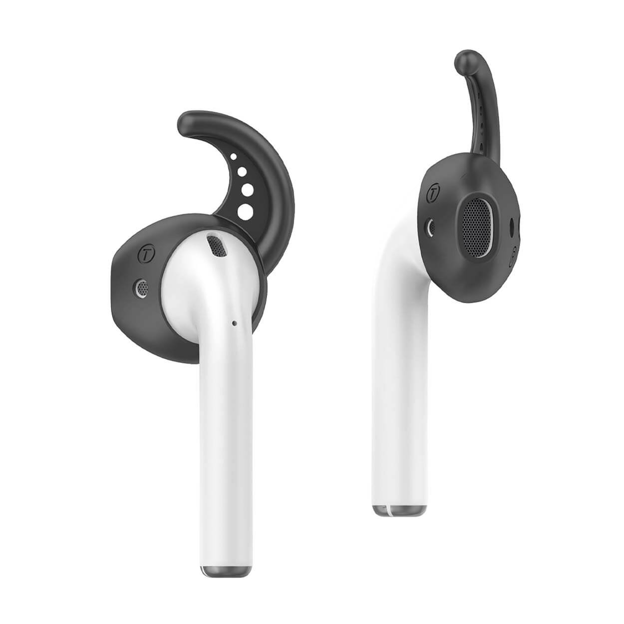 AirPods Öronkrokar - Silikon Earhooks - Svart