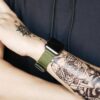 Apple watch armband militar army nato nylon klockarmband gron