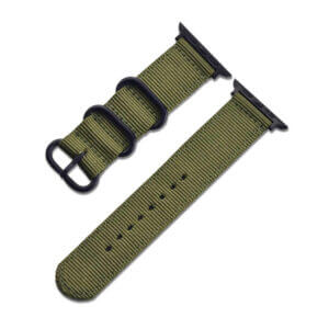 Apple watch armband militar army nato nylon klockarmband gron 4