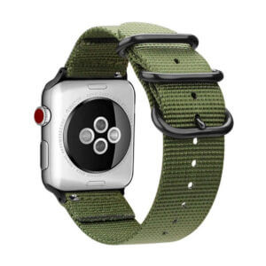 Apple watch armband militar army nato nylon klockarmband gron 5