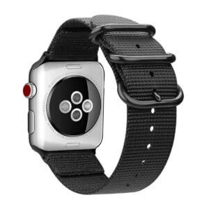 Apple watch armband militar army nato nylon klockarmband svart 6