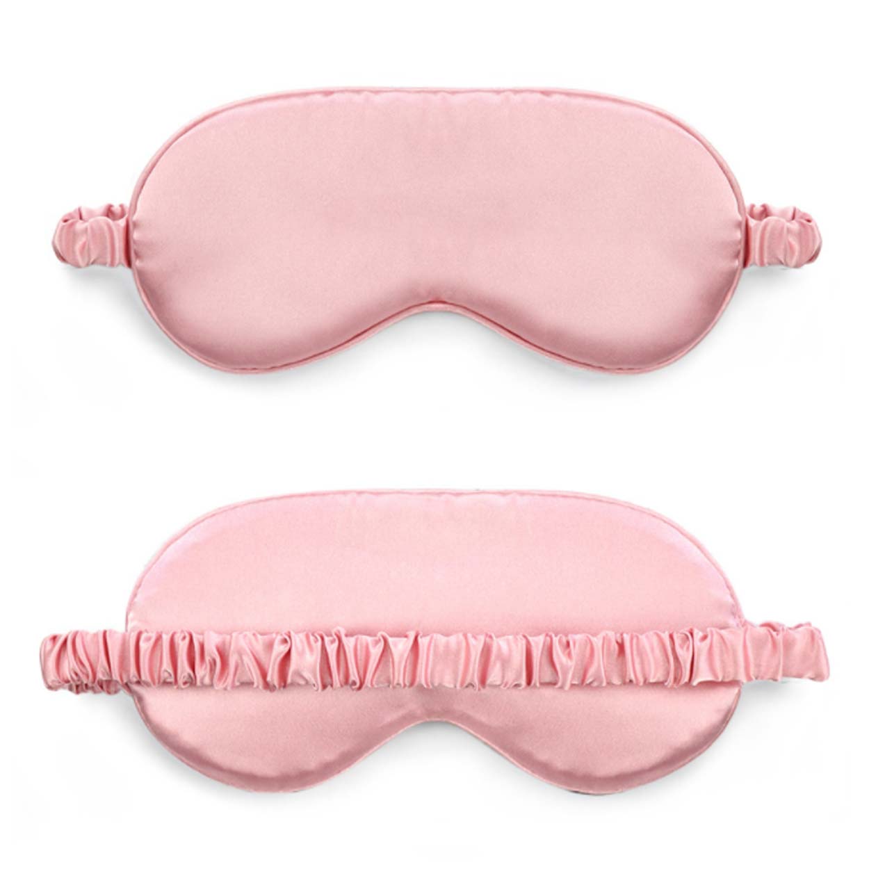 Mjuk Sovmask Ögonmask i Silke Flyg Resor - Rosa
