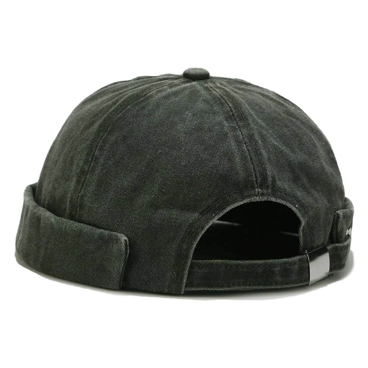 Vintage Distressed Miki Hat Mössa Beanie Docker Sotarmössa - Grön