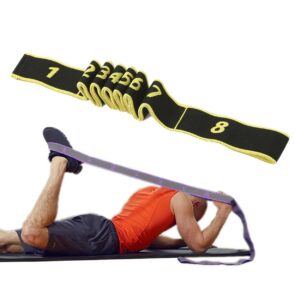 Yoga stretch band traningsband for okad mobilitet rorelse i muskler leder