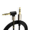 1m aux 3 5 mm ljudkabel horlurskabel guldplaterad ljud kabel audio