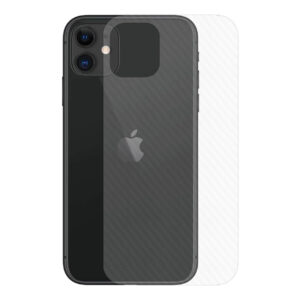 Iphone 11 Kolfiber Vinyl Skin Dekal Skyddsfilm Baksida Carbon