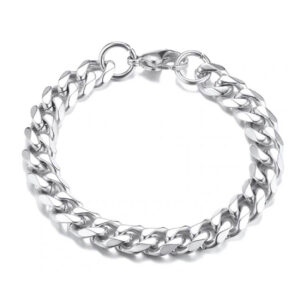Pansarlänk Kedjearmband Silver