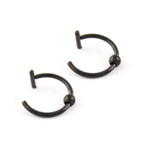 2-pack Fake Läppring Utan Hål Fake Piercing