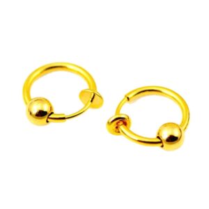 2-pack Clip-on Näsring Fake Piercing