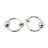 2 pack fake piercing clip on nasring lappring orhange silver