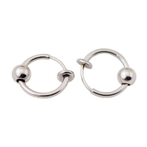 2-pack Clip-on Näsring Fake Piercing