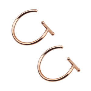 2-pack Fake Läpp Piercing Utan Hål Fake Läppring