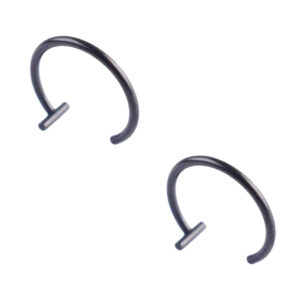 2-pack Fake Läpp Piercing Utan Hål Fake Läppring