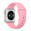 Rosa apple watch 1/2/3/4/5/6/se klockarmband silikon