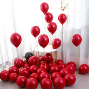 100 pack roda ballonger alla hjartans dag jubileum 3