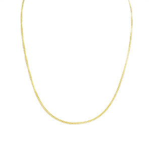 Tunn Guldkedja Kedjehalsband Halsband Kedja Länk Guld 1,8mm