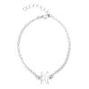 Gåvoarmband stjärntecken fiskarna pisces armband silver