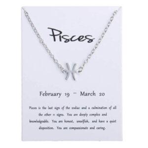 Gåvoarmband Stjärntecken Fiskarna Pisces Armband Silver