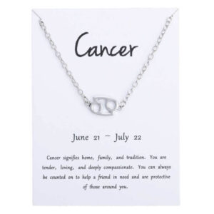 Gåvoarmband Stjärntecken Kräftan Cancer Armband Silver