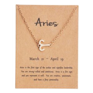 Gåvoarmband Stjärntecken Väduren Aries Armband Guld