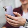 Tunt genomskinligt mobilskal galaxy s21 transparent