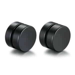 2-pack-svarta-magnetiska-orontojningar-orhangen-fake-tojningar-fakepluggar-plugs-fake-piercing-svart-6mm-8mm-10mm