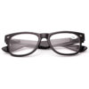 Bruna leopard wayfarer läsglasögon med styrka