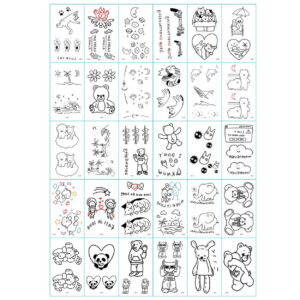 30-pack Temporära Tatueringar Faketatueringar Fejk Fake Tattoo