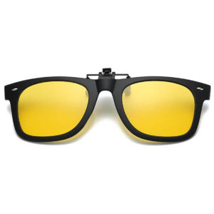 Clip-on Solglasögon Wayfarer - Gul Night Vision