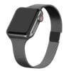 Smalt Apple Watch Milanese Mesh Armband 38/40/41 Svart