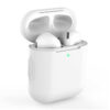 Vitt Airpods 1/2 Skal Case Fodral Stötsäkert Skyddsfodral