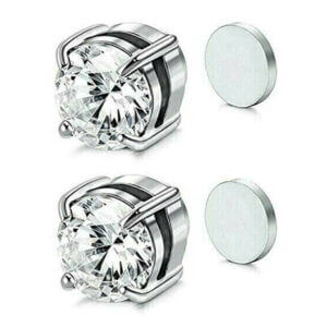 2-pack-magnetiska-orhangen-fake-piercing-rund-kristall-diamant-silver-2