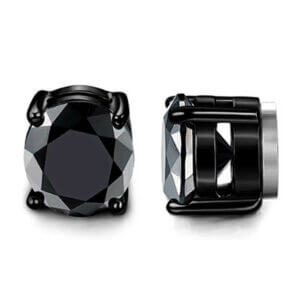 2-pack-magnetiska-orhangen-fake-piercing-rund-kristall-diamant-svart-2