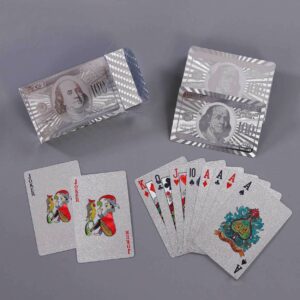 Silver-kortlek-for-poker-kortspel-guldplaterade-spelkort-4