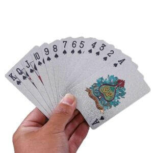 Silver-kortlek-for-poker-kortspel-guldplaterade-spelkort-5