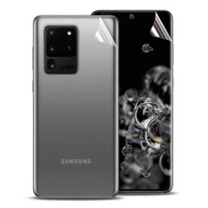 2-pack Galaxy S20 Ultra Displayfilm + Skyddsfilm För Baksida