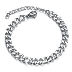 Justerbar-kejsarlank-kedja-armband-kedjearmband-silver-stainless-7mm