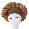 Sovmossa-satin-bonnet-sleep-cap-one-size-brun-guld