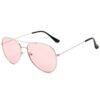 Solglasögon Pilot Dam Silver Rosa