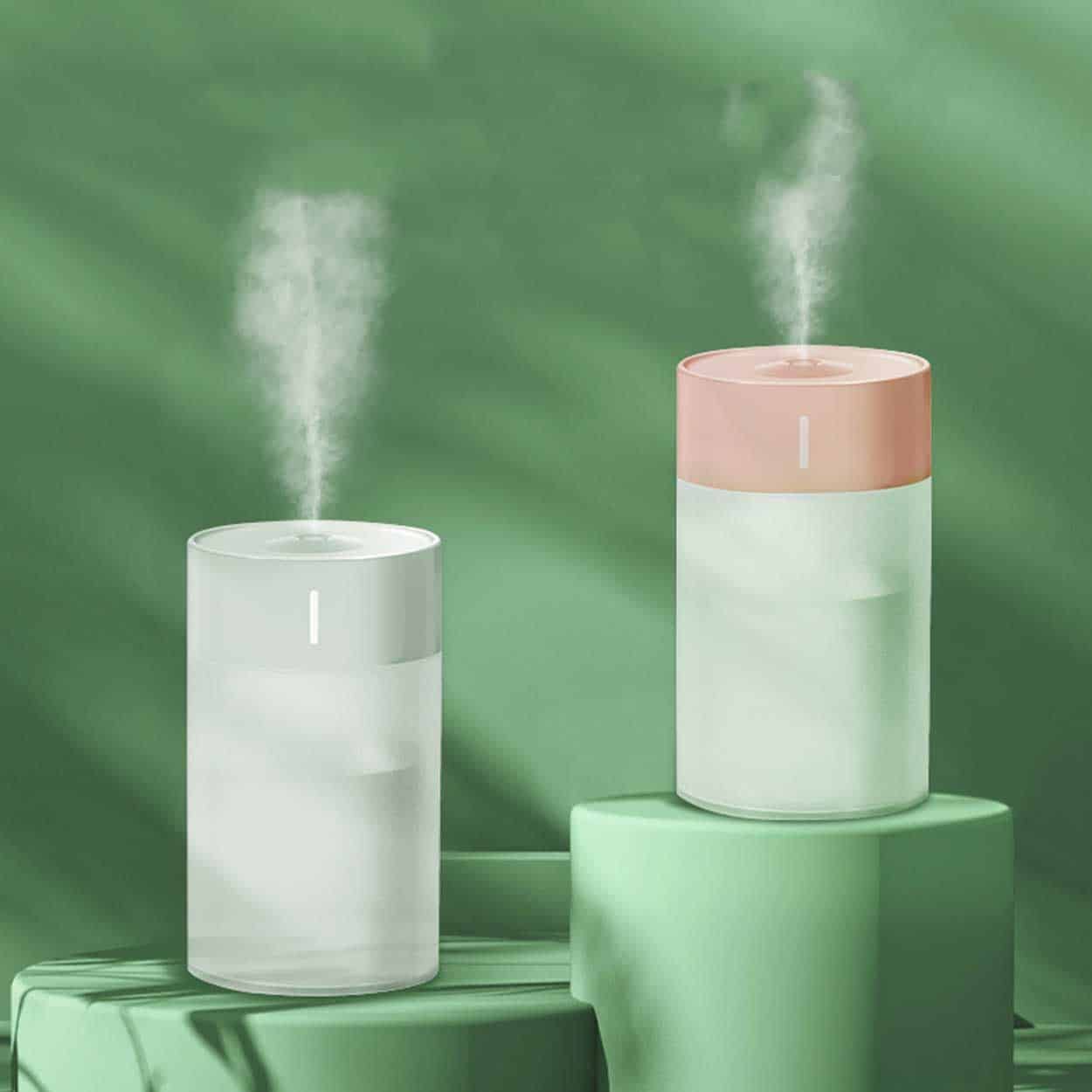 Aroma diffuser luftfuktare med regnbågsbelysning