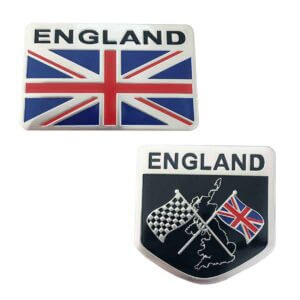 England united kingdom flagga dekal for bil 2 pack