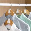 10-pack anslutningskrok för klädhängare vit