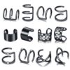 Fake Helix Piercing 12-pack Örhänge Ear Cuff Utan Hål Svart