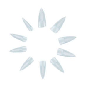 500st Nageltippar Stiletto Clear Lösnaglar Akryl Tippar