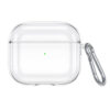 Genomskinligt Airpods 3 Fodral Skyddsfodral Med Karbinhake