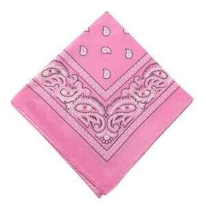 Bandana scarf sjal snusnasduk paisleymonster ljus rosa 2