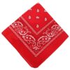Bandana Scarf Sjal Snusnäsduk Paisleymönster Röd