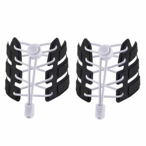Elastiska Skosnören (inklusive Dragsko) - No Tie Shoelaces - Vit